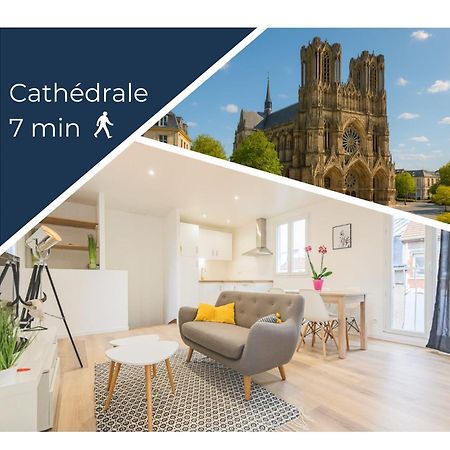 Appartement Lumineux Proche Cathedrale Ρενς Εξωτερικό φωτογραφία